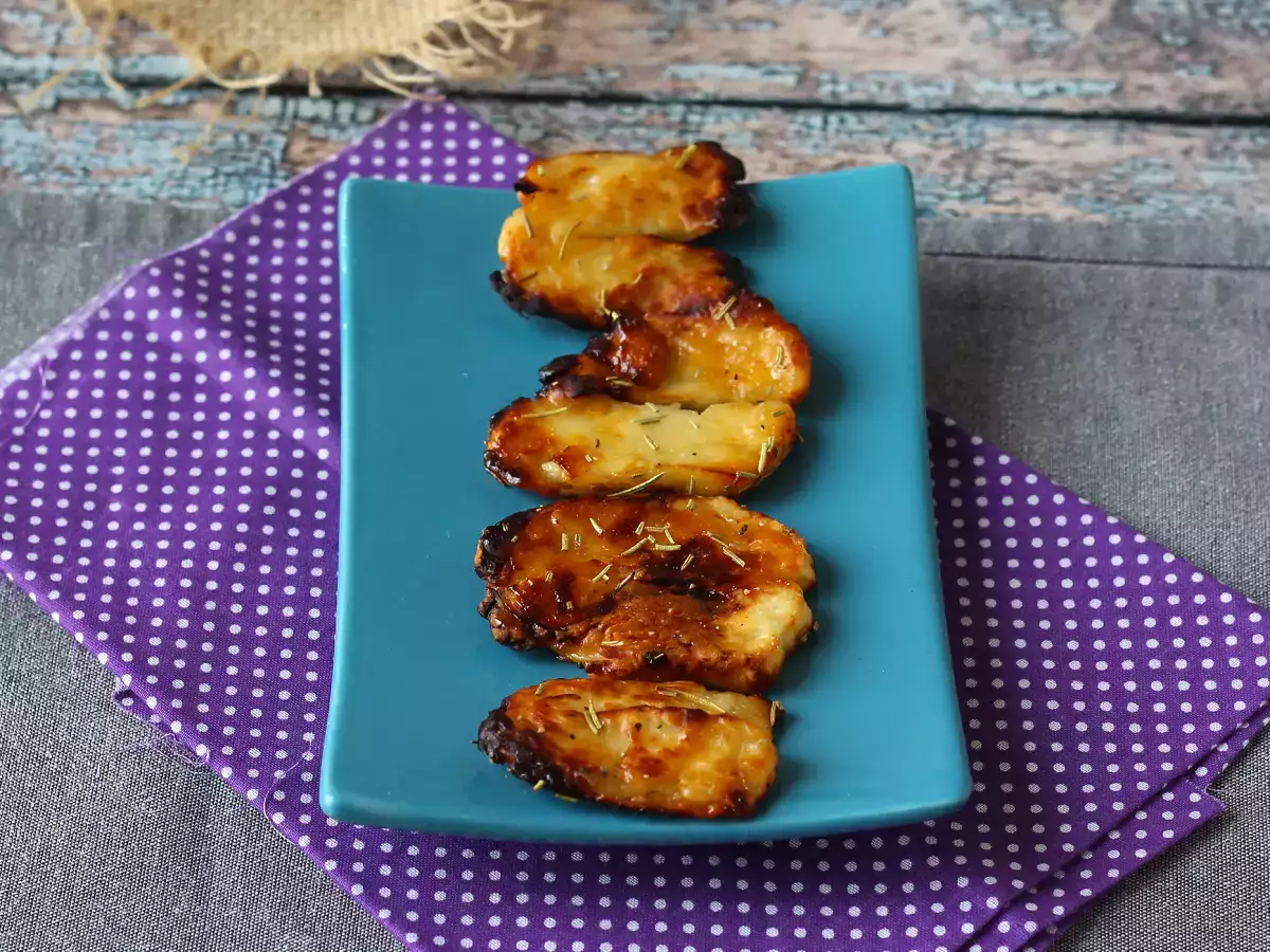 Halloumi mézzel grillezve a légfritőzben