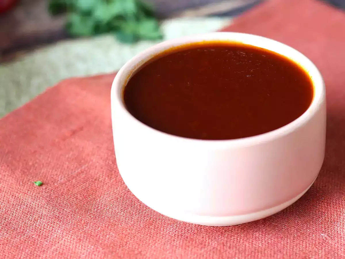 Házi édes-savanyú barbecue stílusú szósz: egyszerű recept, pillanatok alatt elkészül - fotó 3