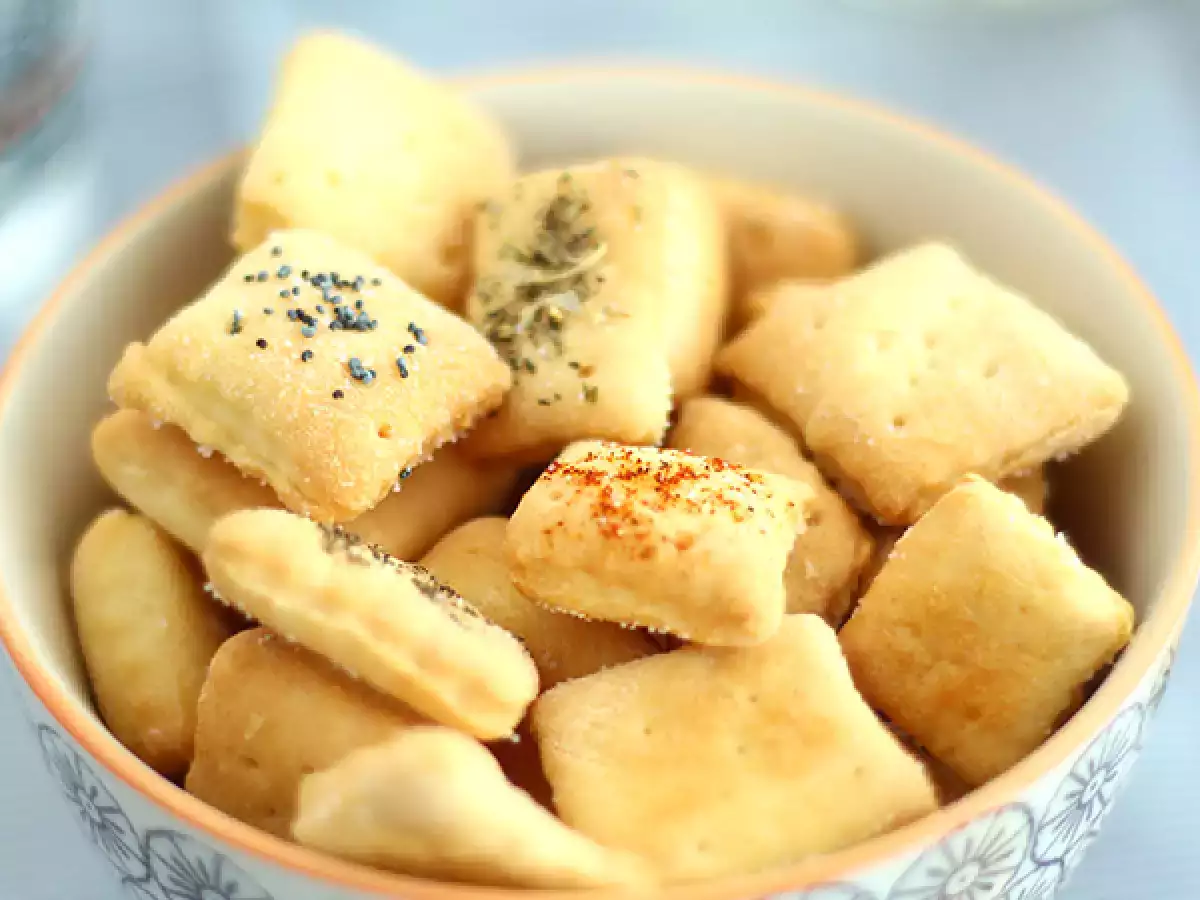 Házi készítésű aperitif keksz - fotó 2