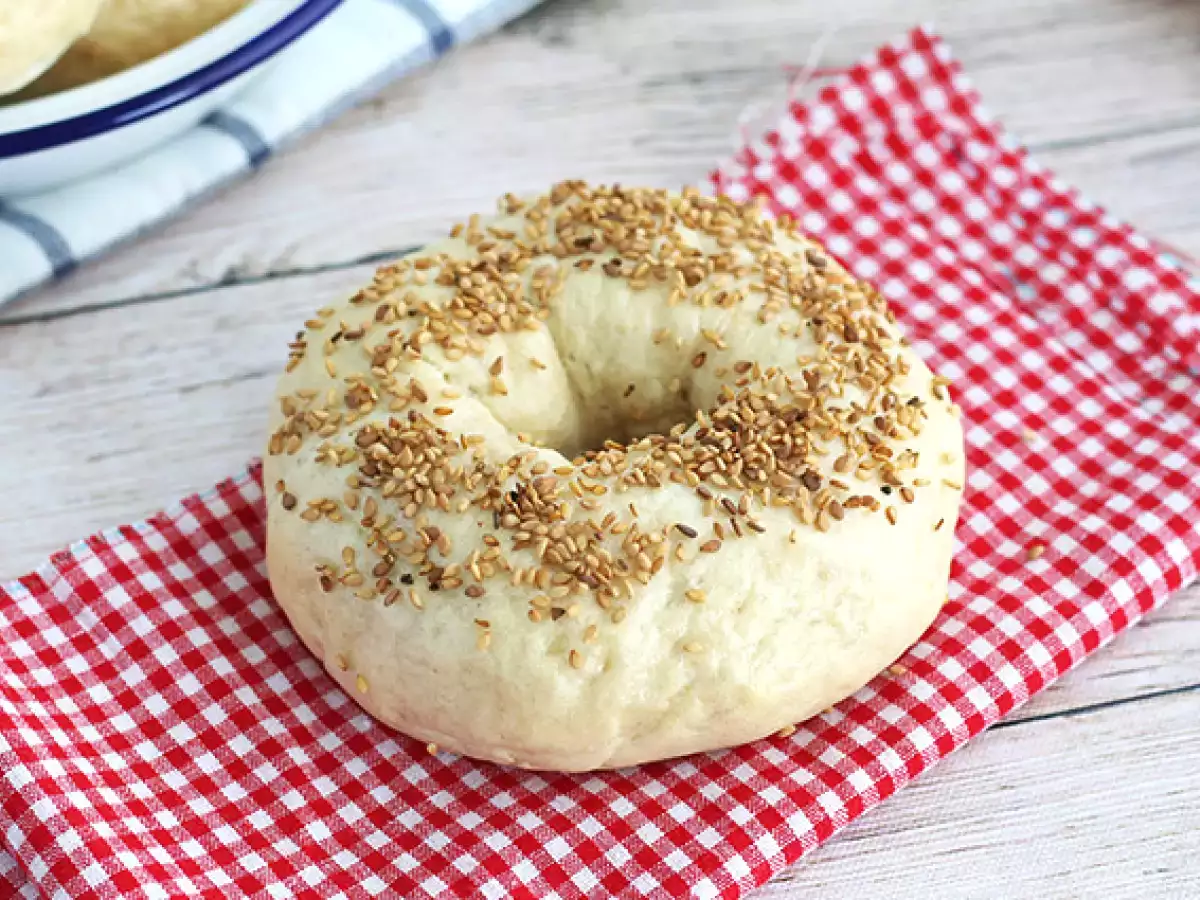 Házi készítésű bagel - fotó 2