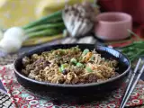Hogyan főzzük az instant tésztát? Gyors recept marhahússal és gombával!, fotó 2