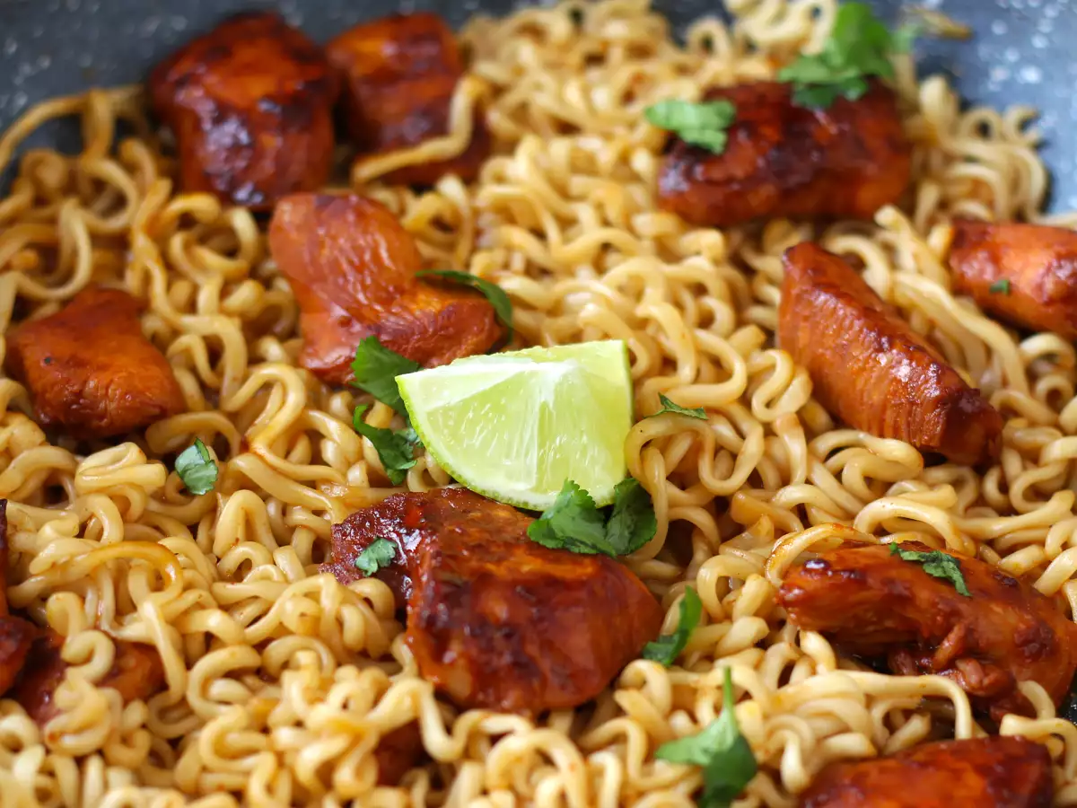 Hogyan kell főzni buldak habanero lime tésztát, recept pácolt csirkével! - fotó 7