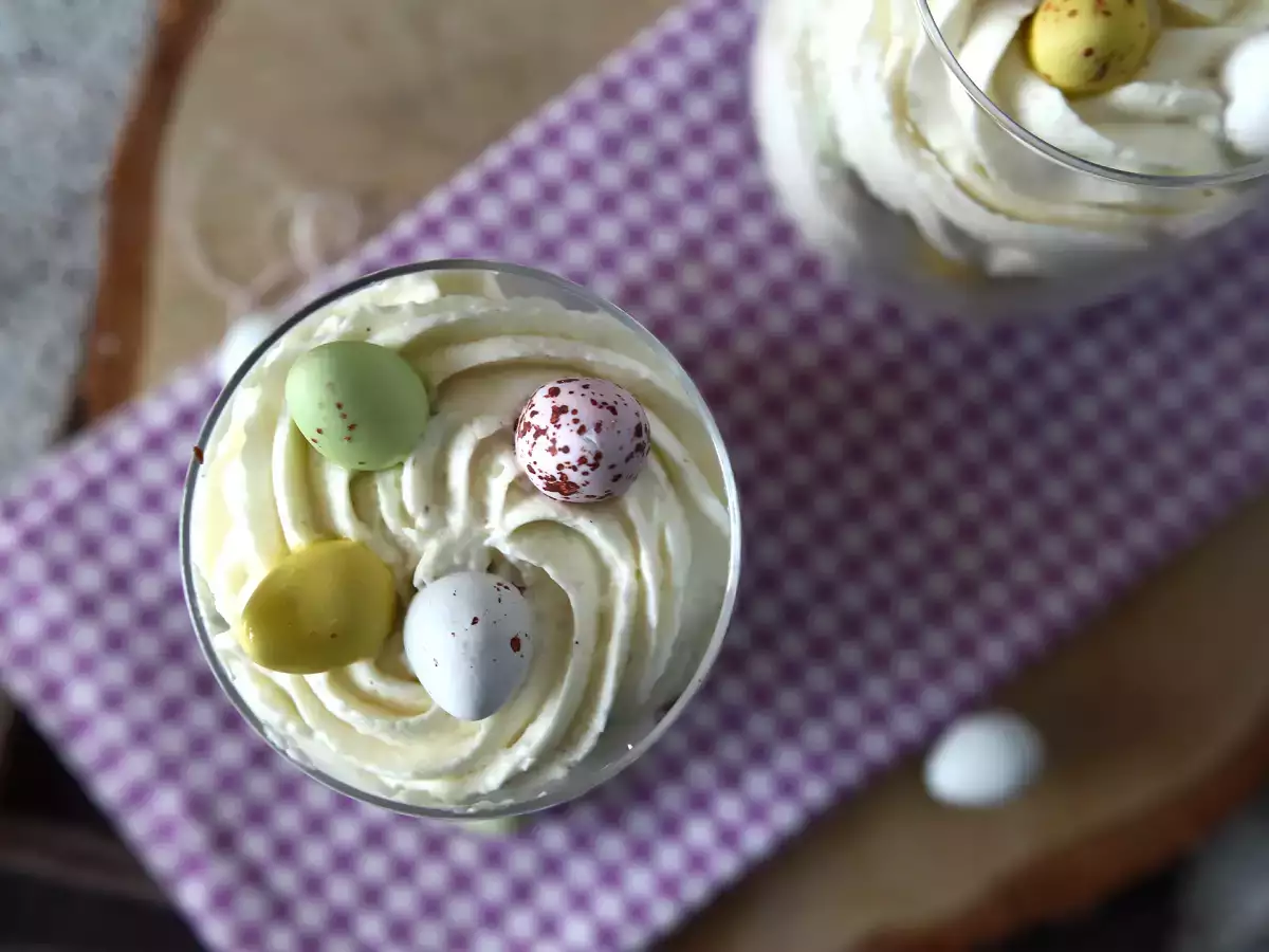 Húsvéti brownie és tejszínhabos verrines - fotó 3