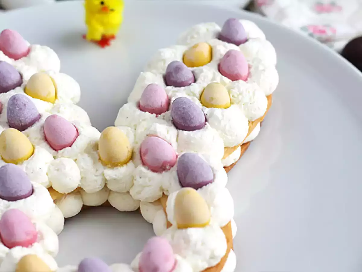 Húsvéti tojás nyuszi torta - fotó 2
