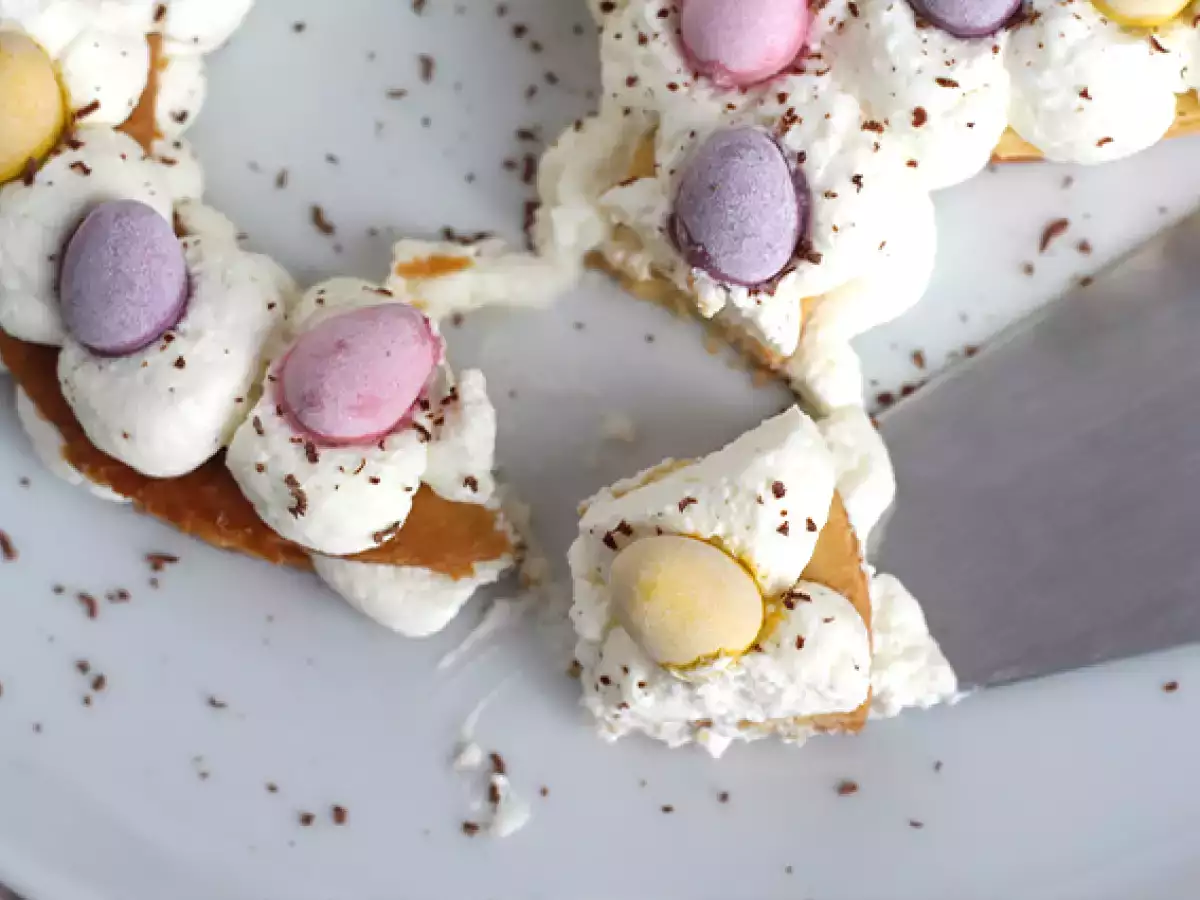 Húsvéti tojás nyuszi torta - fotó 5