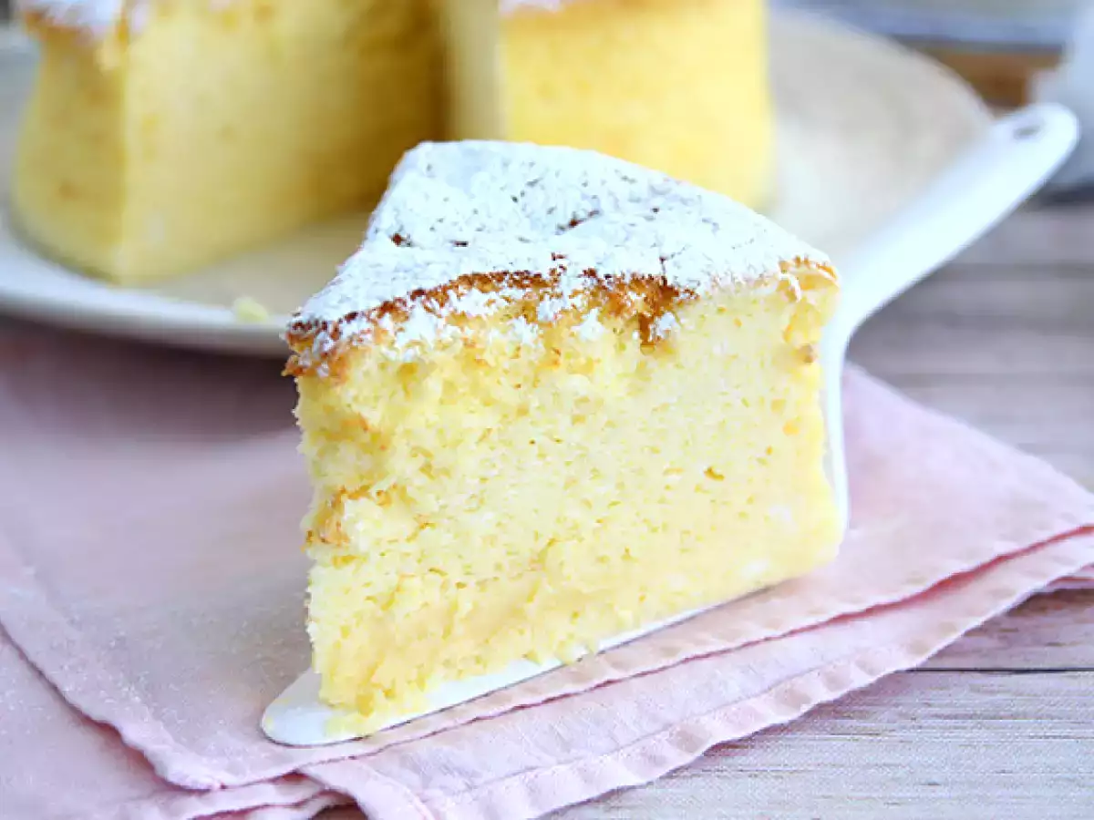 Japán sajttorta (könnyű és légies) - fotó 4