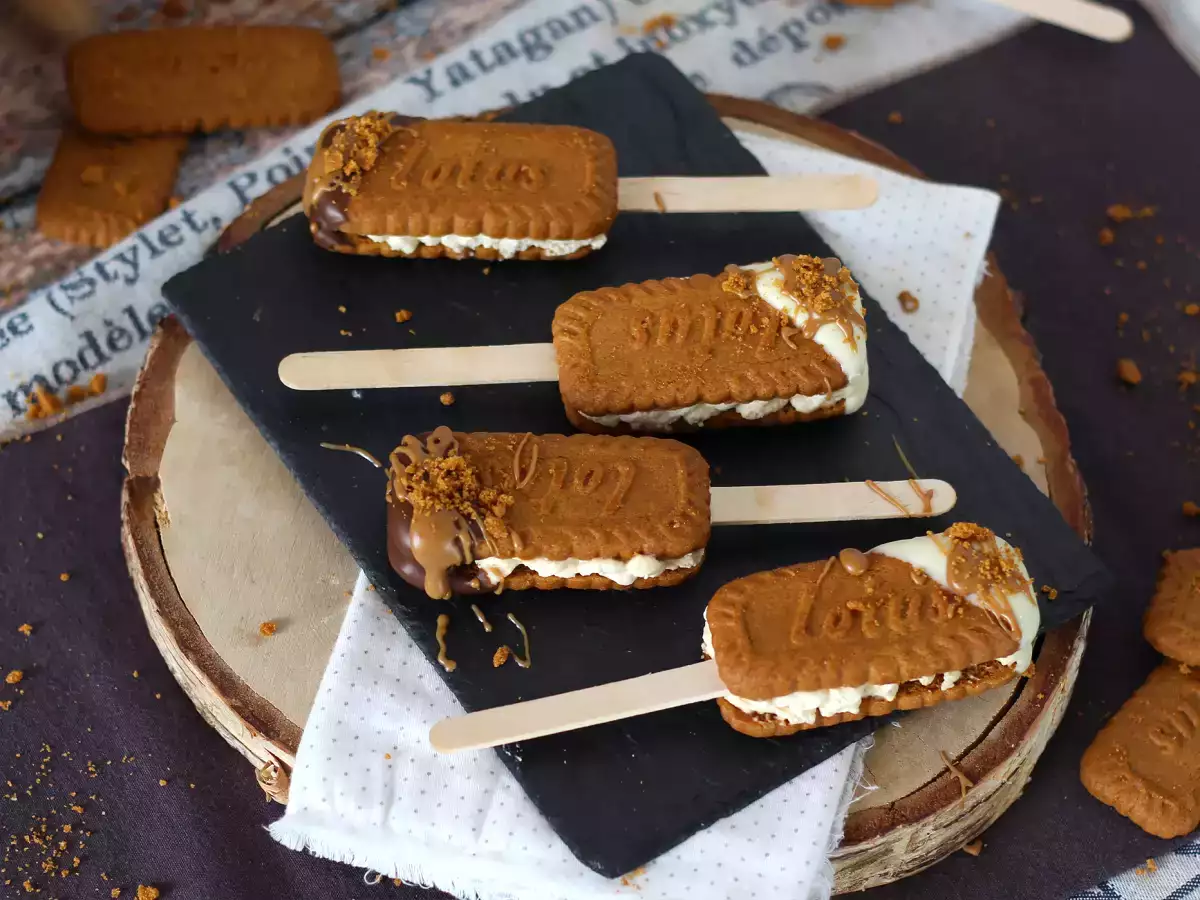 Jeges szendvicsek speculoos-szal