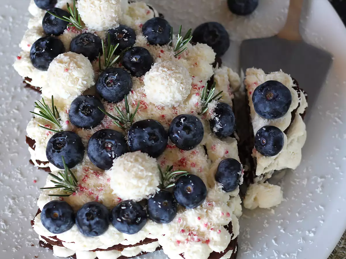 Karácsonyfa-torta: az egyetlen recept, ami helyettesítheti a fatörzset! - fotó 2