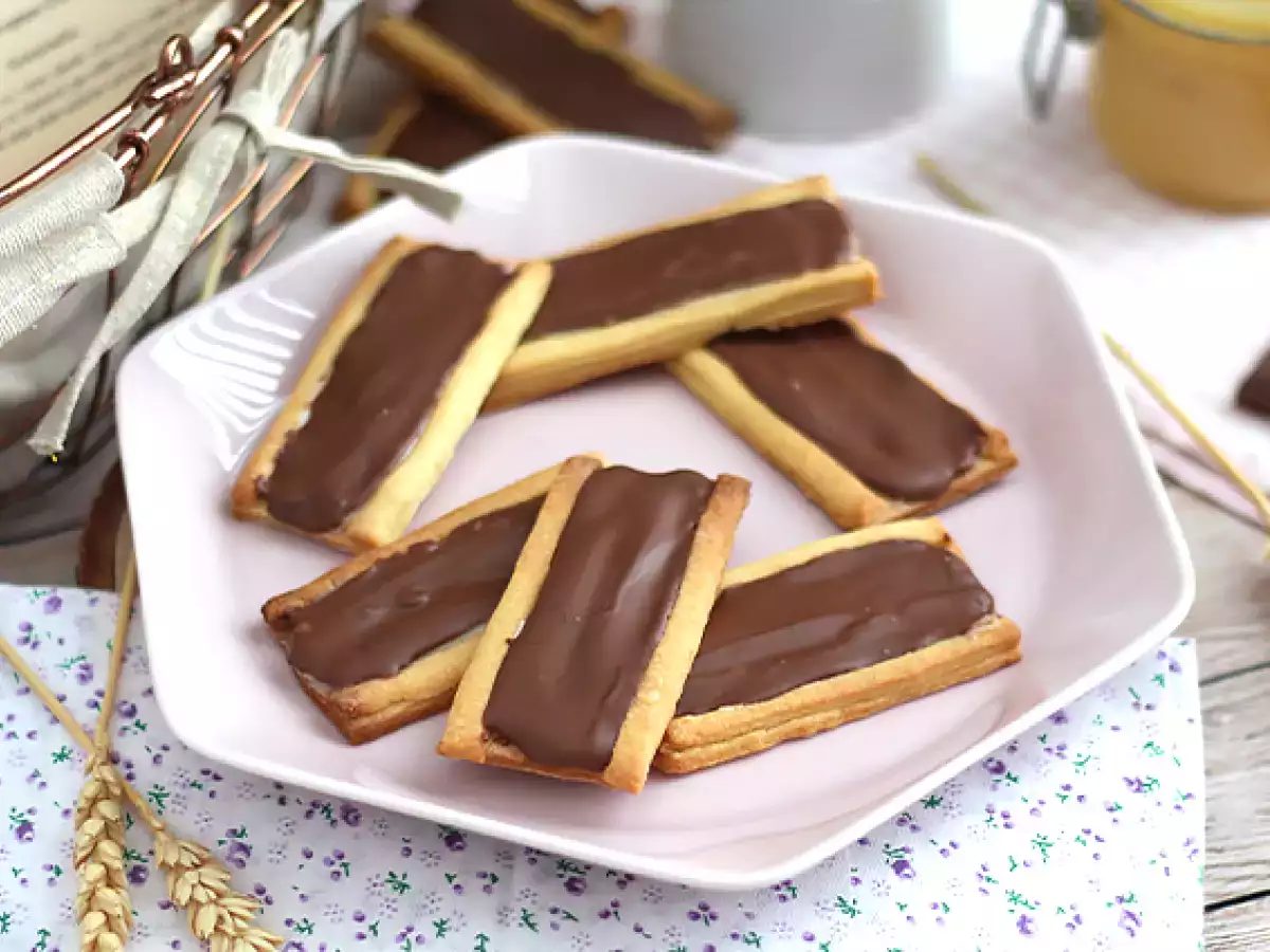 Karamellás és tejcsokoládés twix kekszek - fotó 2