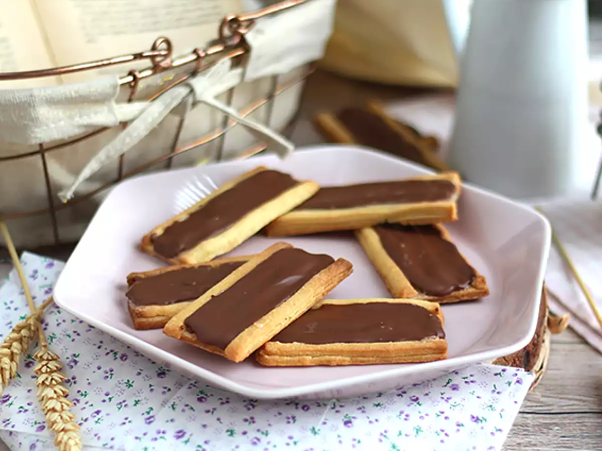 Karamellás és tejcsokoládés twix kekszek - fotó 4