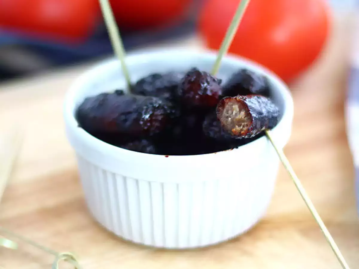 Karamellizált kolbászok az aperitifhez - fotó 2