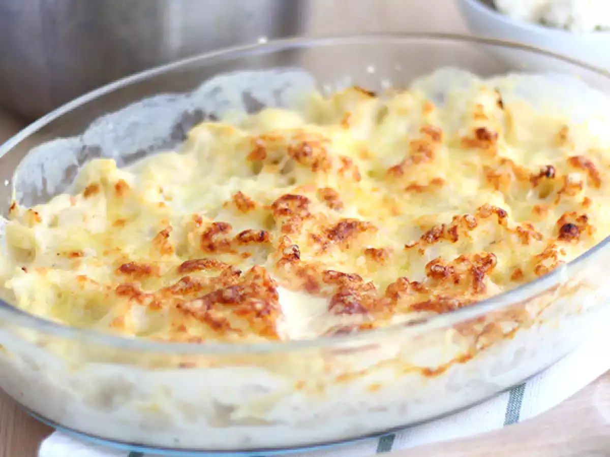 Karfiol gratin