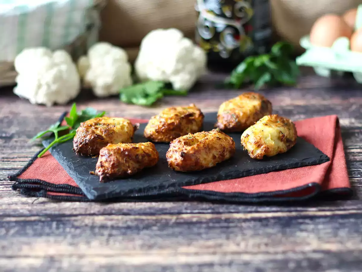 Karfiolos húsgombócok légsütőben: a gazdaságos és vegetáriánus recept - fotó 2