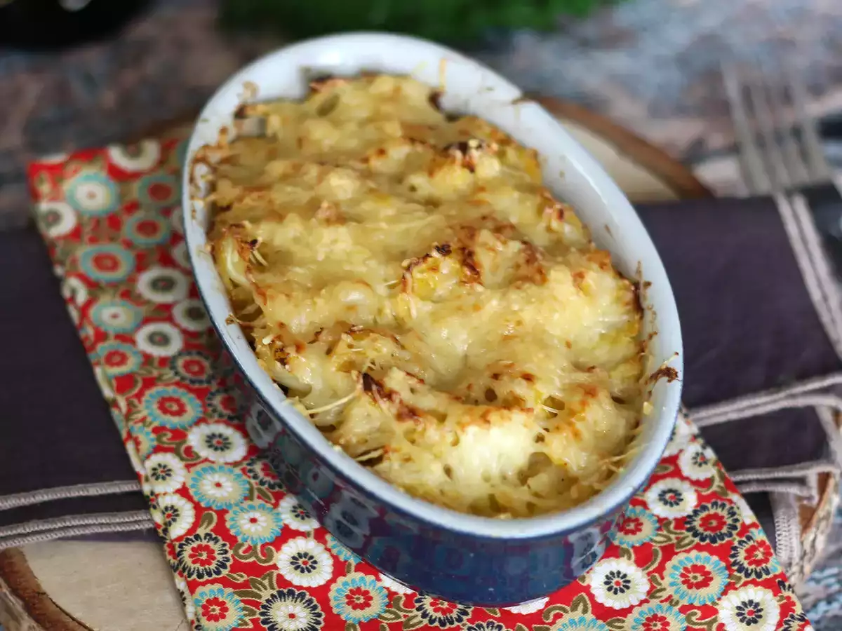 Kelkáposzta gratin béchamel mártással és sajttal - fotó 2
