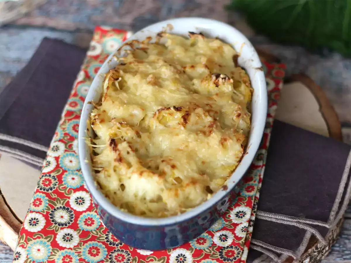 Kelkáposzta gratin béchamel mártással és sajttal - fotó 3