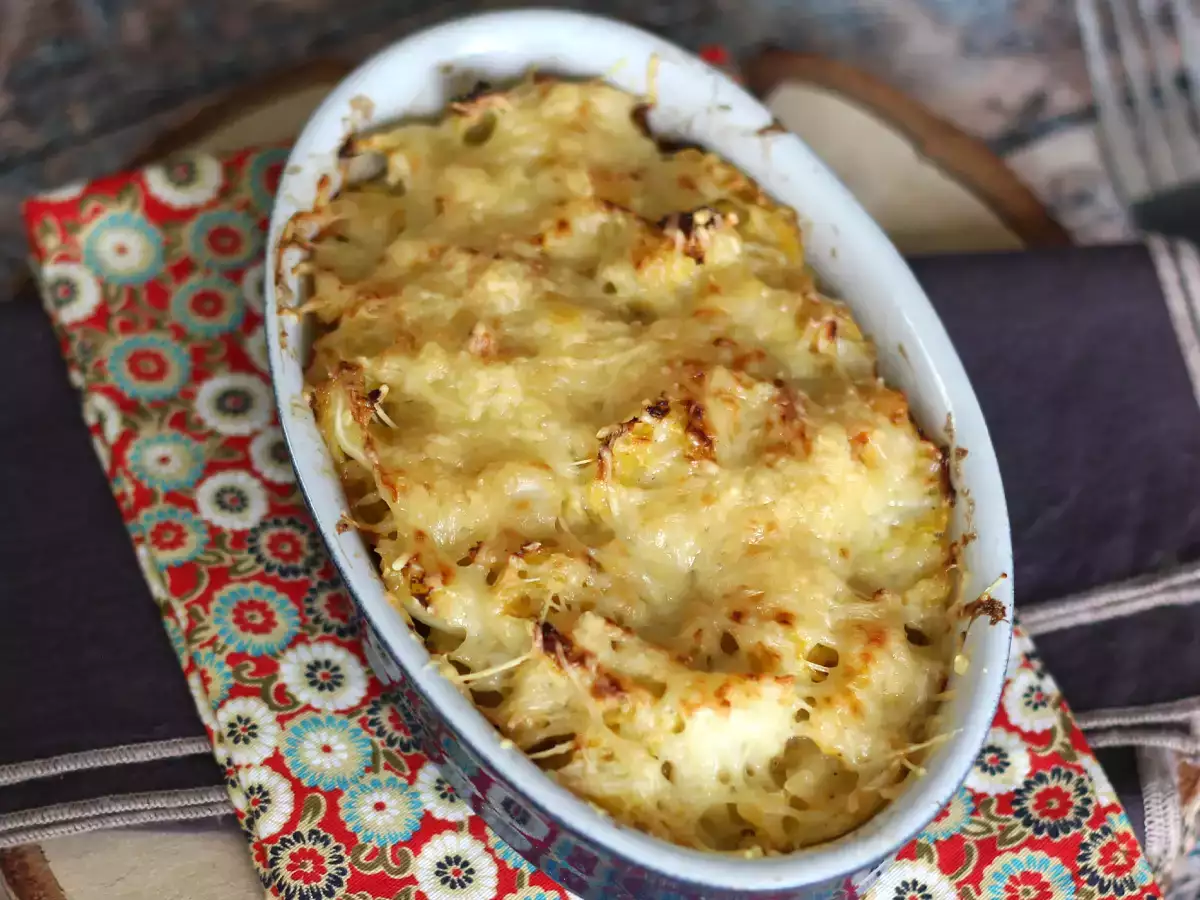Kelkáposzta gratin béchamel mártással és sajttal - fotó 4