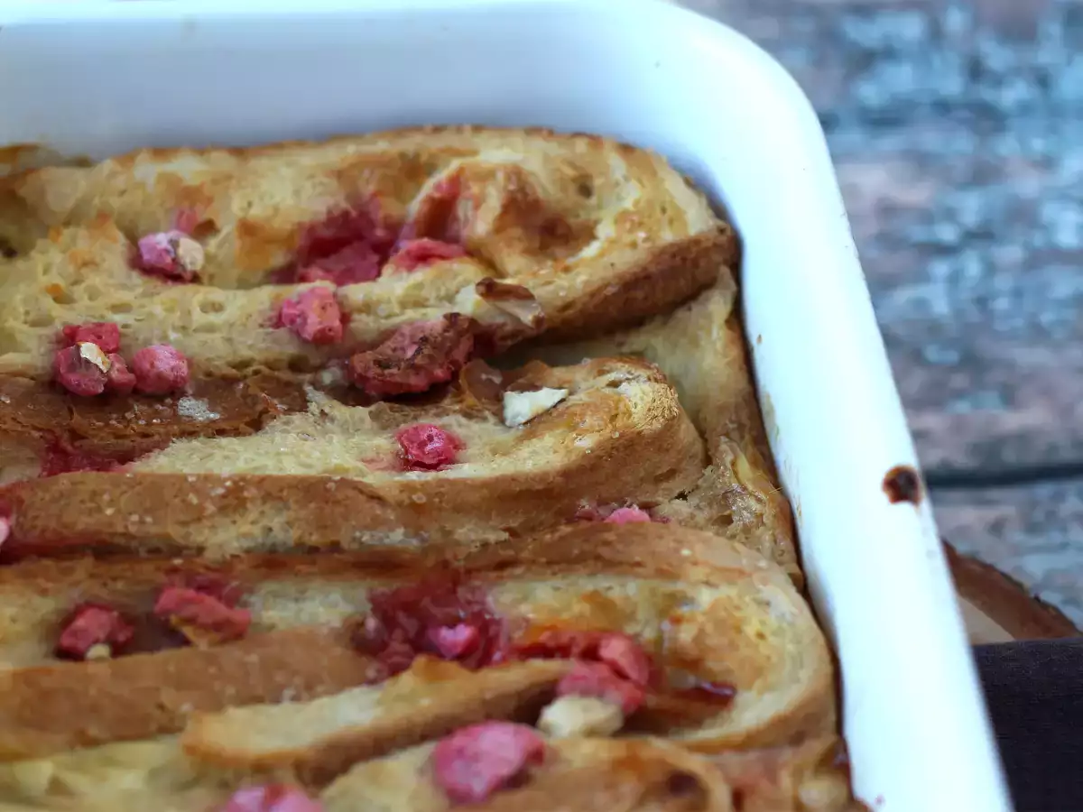 Kemencében sült bundáskenyér rózsaszín pralinéval, egy ultra-gourmet recept - fotó 3