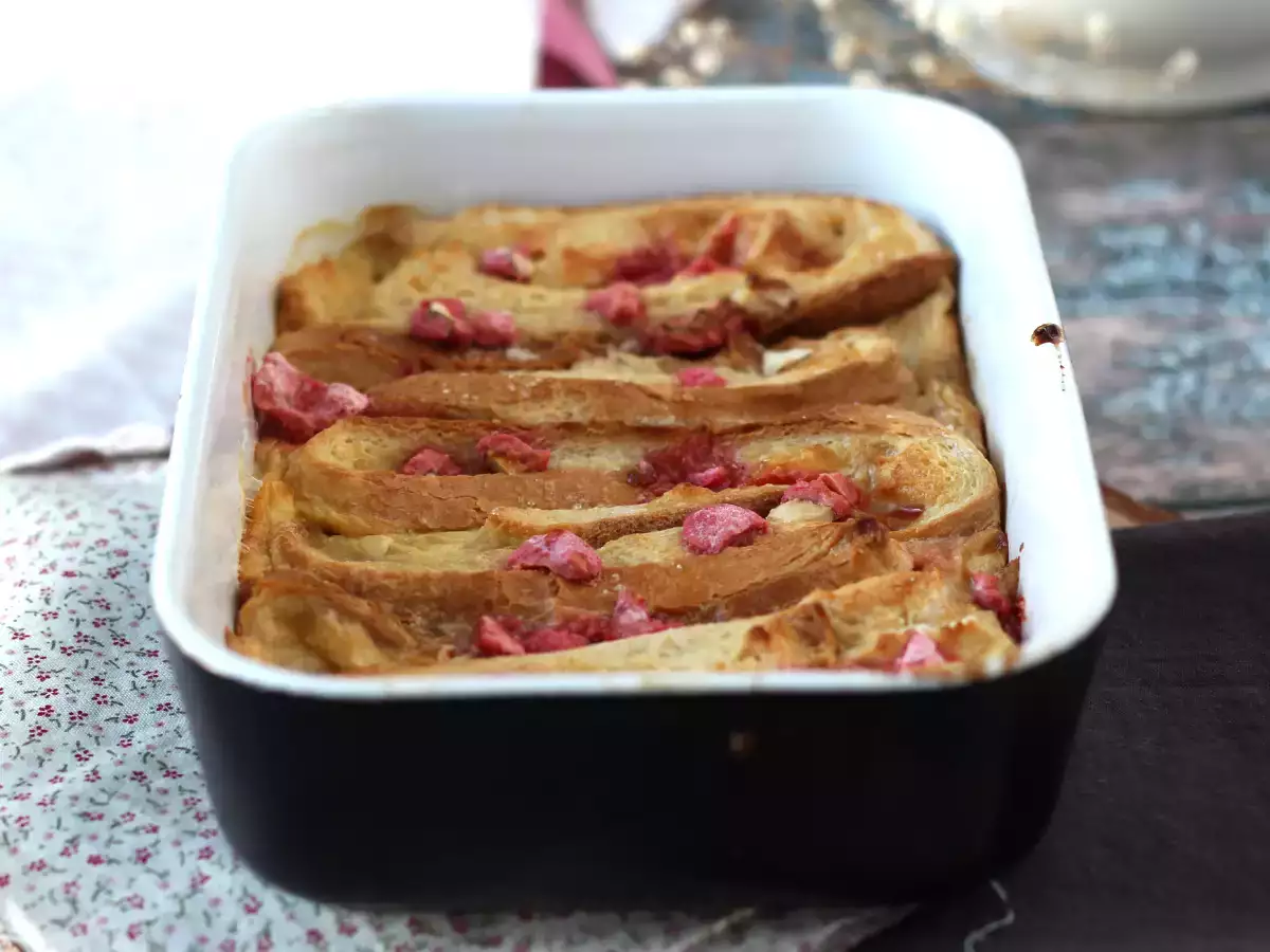 Kemencében sült bundáskenyér rózsaszín pralinéval, egy ultra-gourmet recept - fotó 5