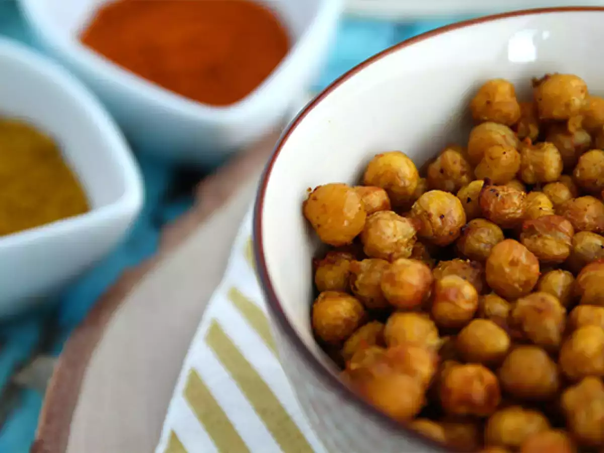 Kemencében sült csicseriborsó curryvel - fotó 2