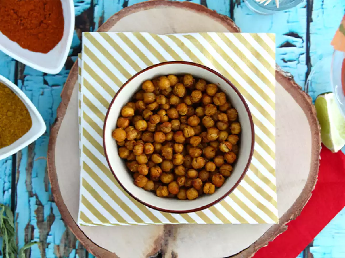 Kemencében sült csicseriborsó curryvel - fotó 3