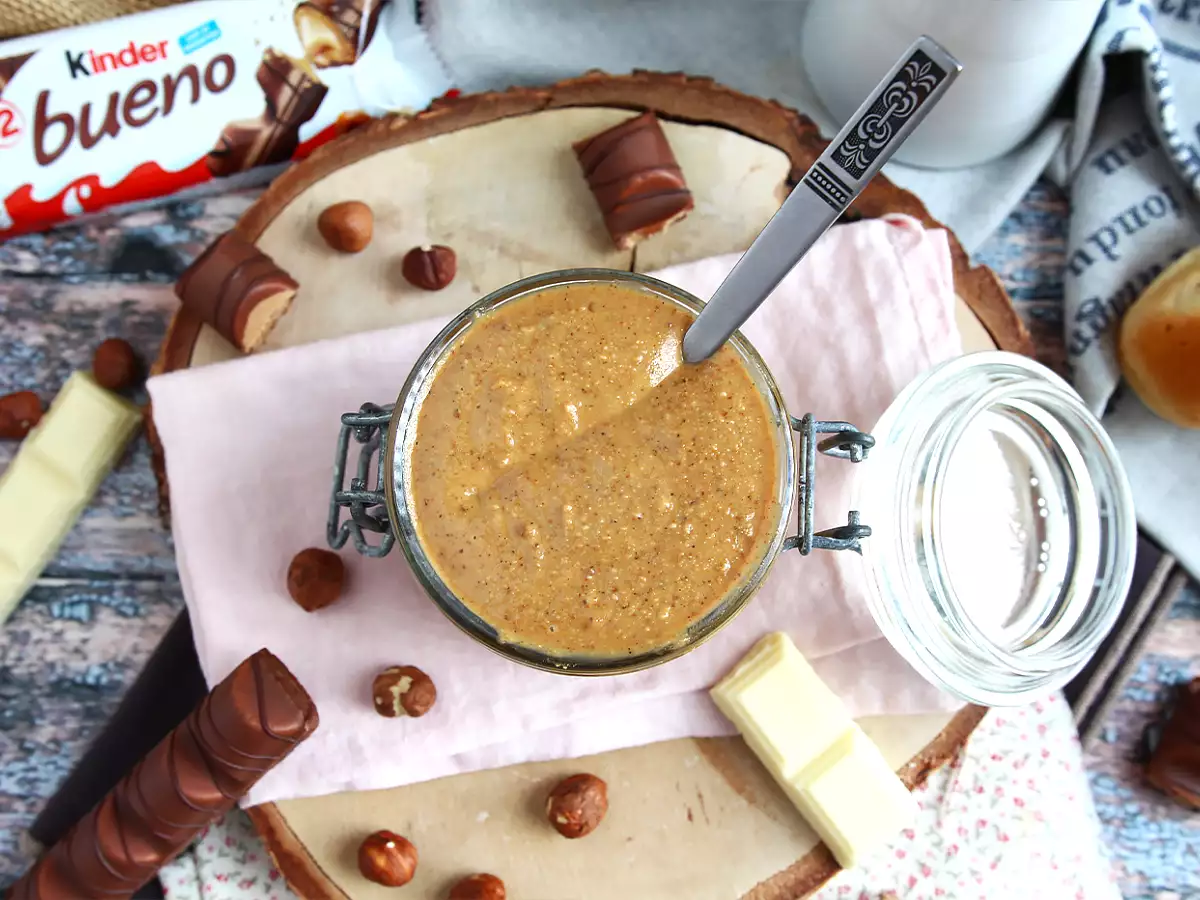 Kinder Bueno ízesített kenhető krém - csak 2 hozzávaló - fotó 3