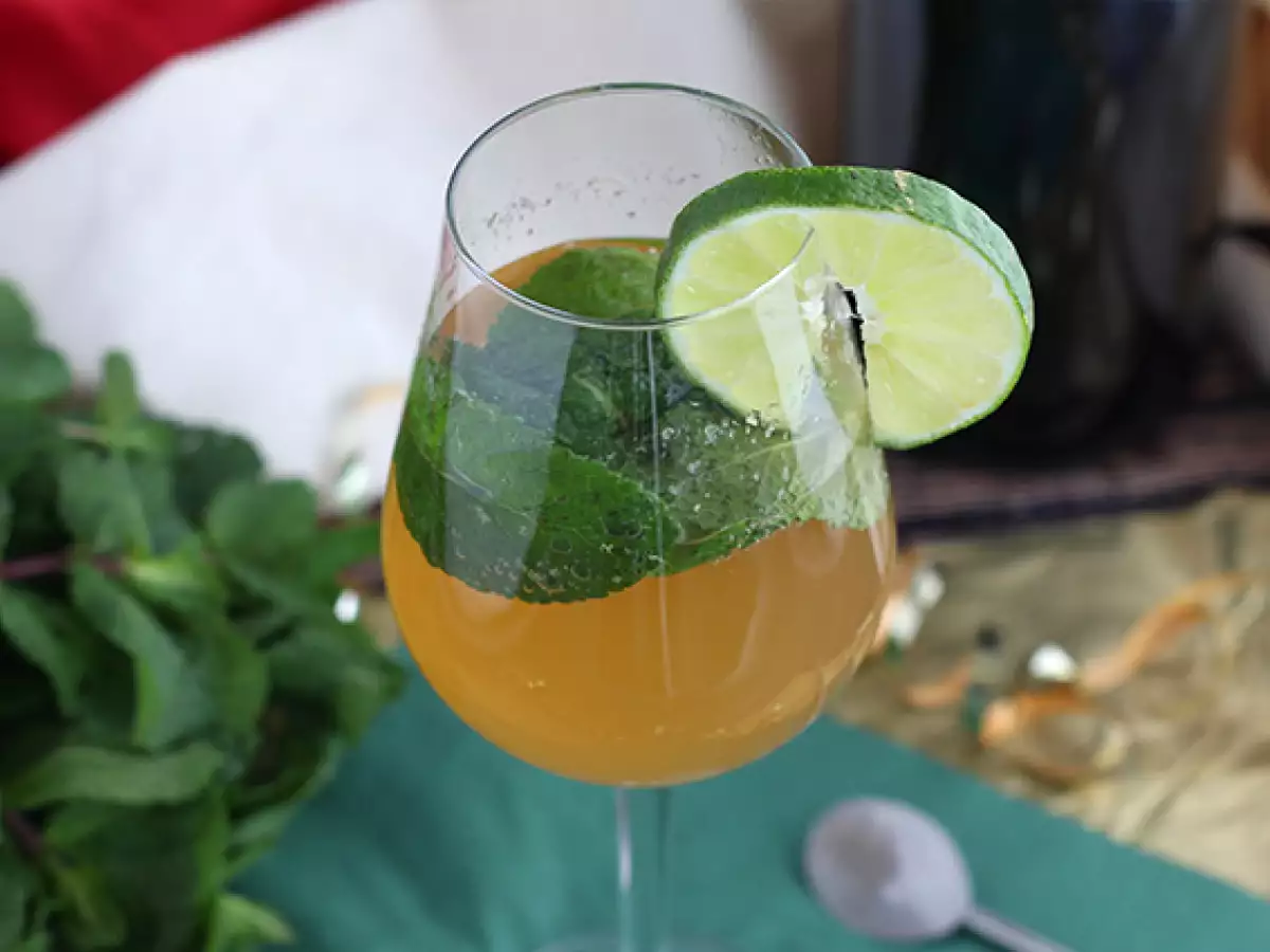 Királyi pezsgős mojito - fotó 2