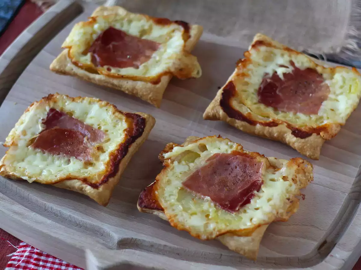 Kis raclette-ízű tatintorta tatin, egyedi adagokban - fotó 4