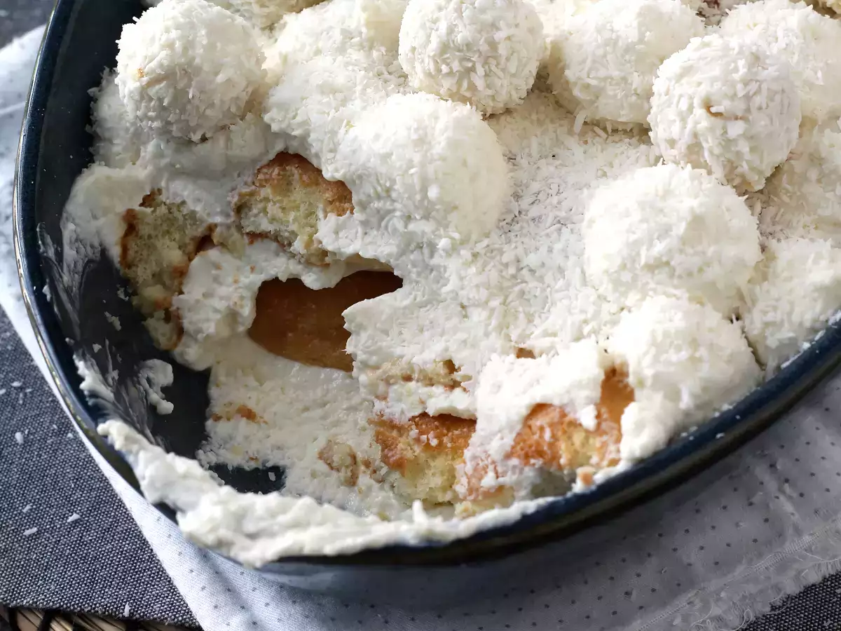 Kókuszos tiramisu Raffaellóval - fotó 2