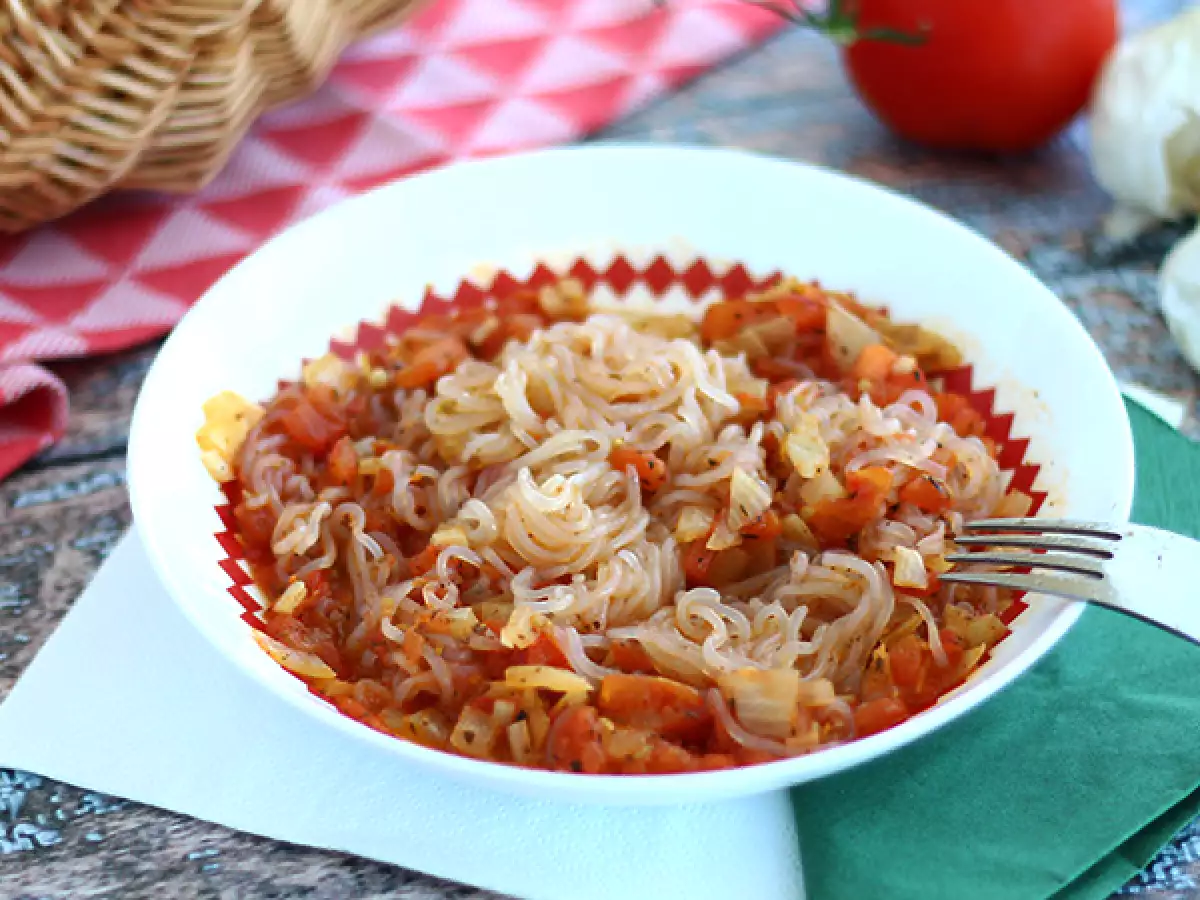 Konjac spagetti provence-i stílusban - fotó 3