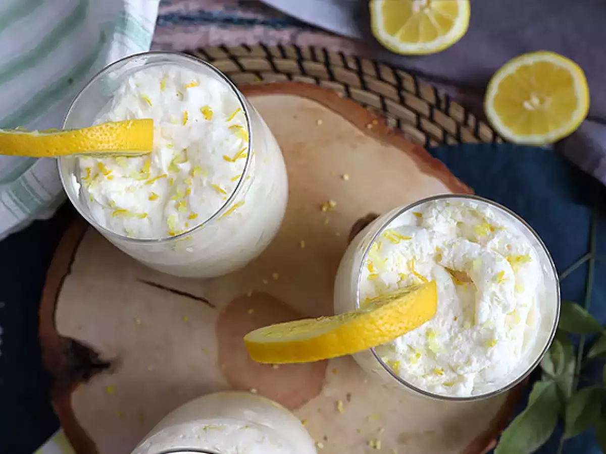 Könnyű citromos mousse - fotó 2