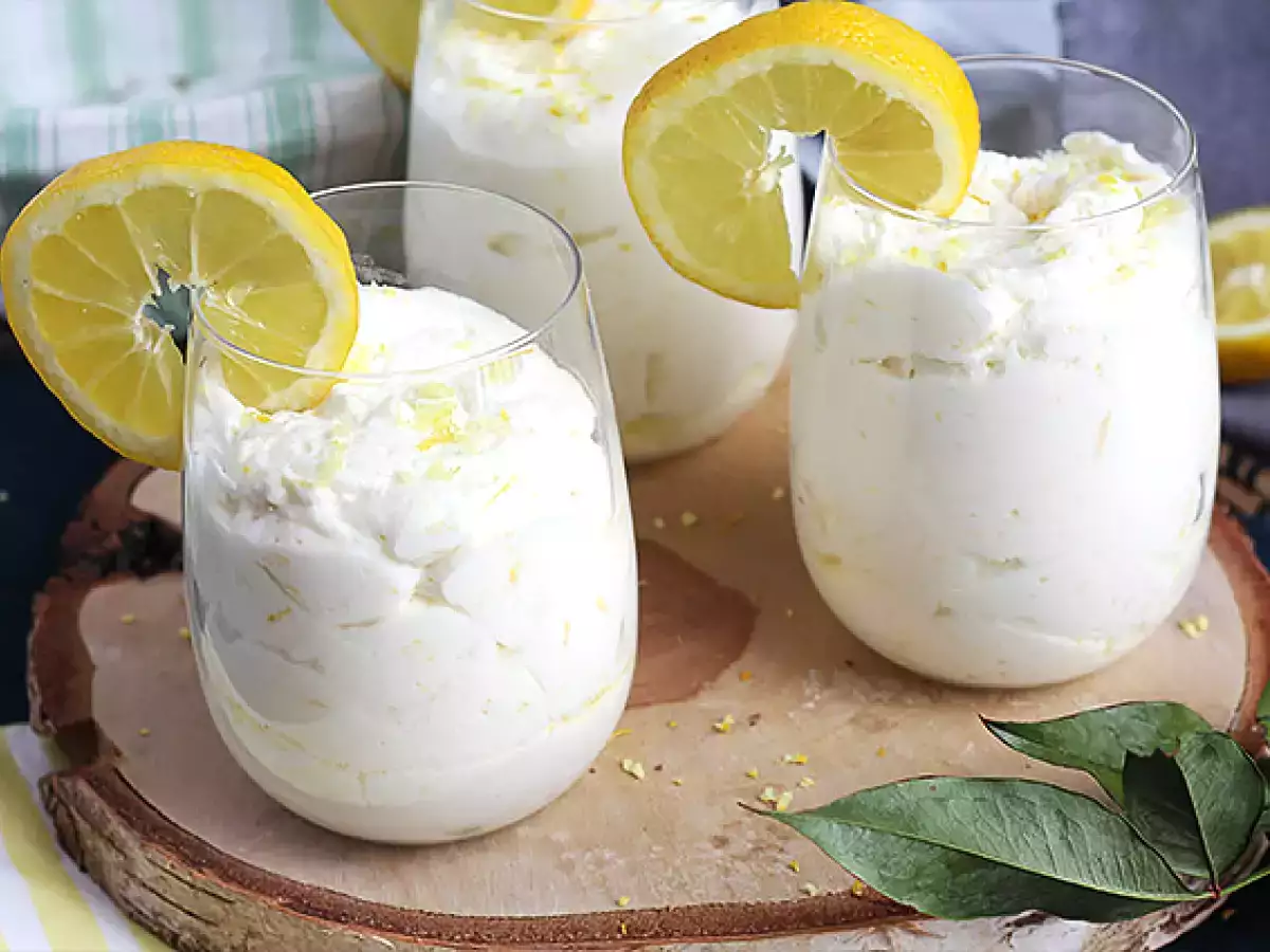 Könnyű citromos mousse - fotó 5