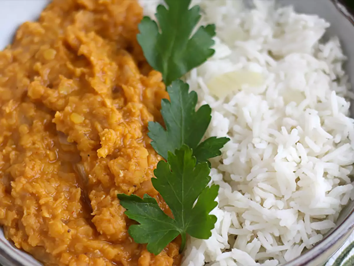Könnyű korall lencse dahl - fotó 2