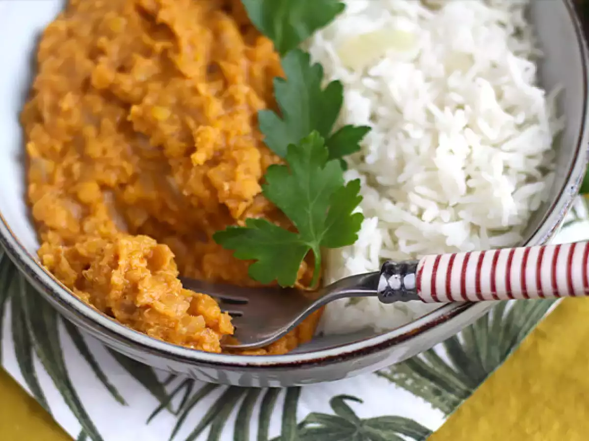 Könnyű korall lencse dahl - fotó 4