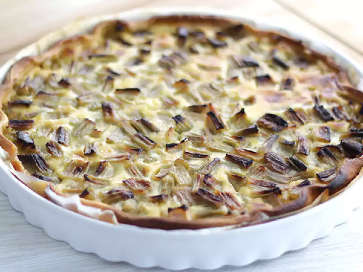 Könnyű rebarbara torta