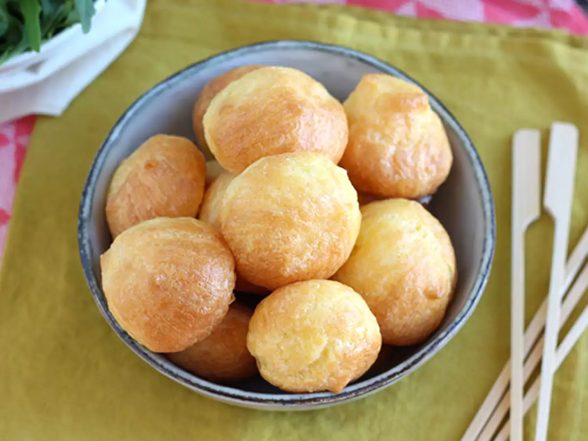 Könnyű sajtos gougères - fotó 3