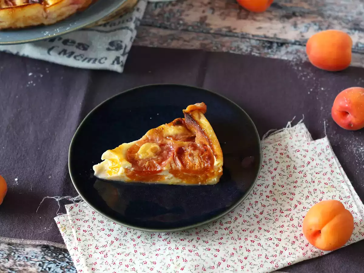 Könnyű sárgabarack clafoutis - fotó 4