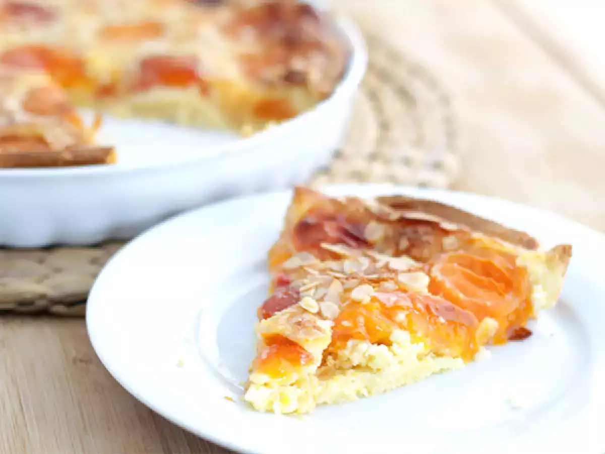 Könnyű sárgabarackos torta - fotó 3