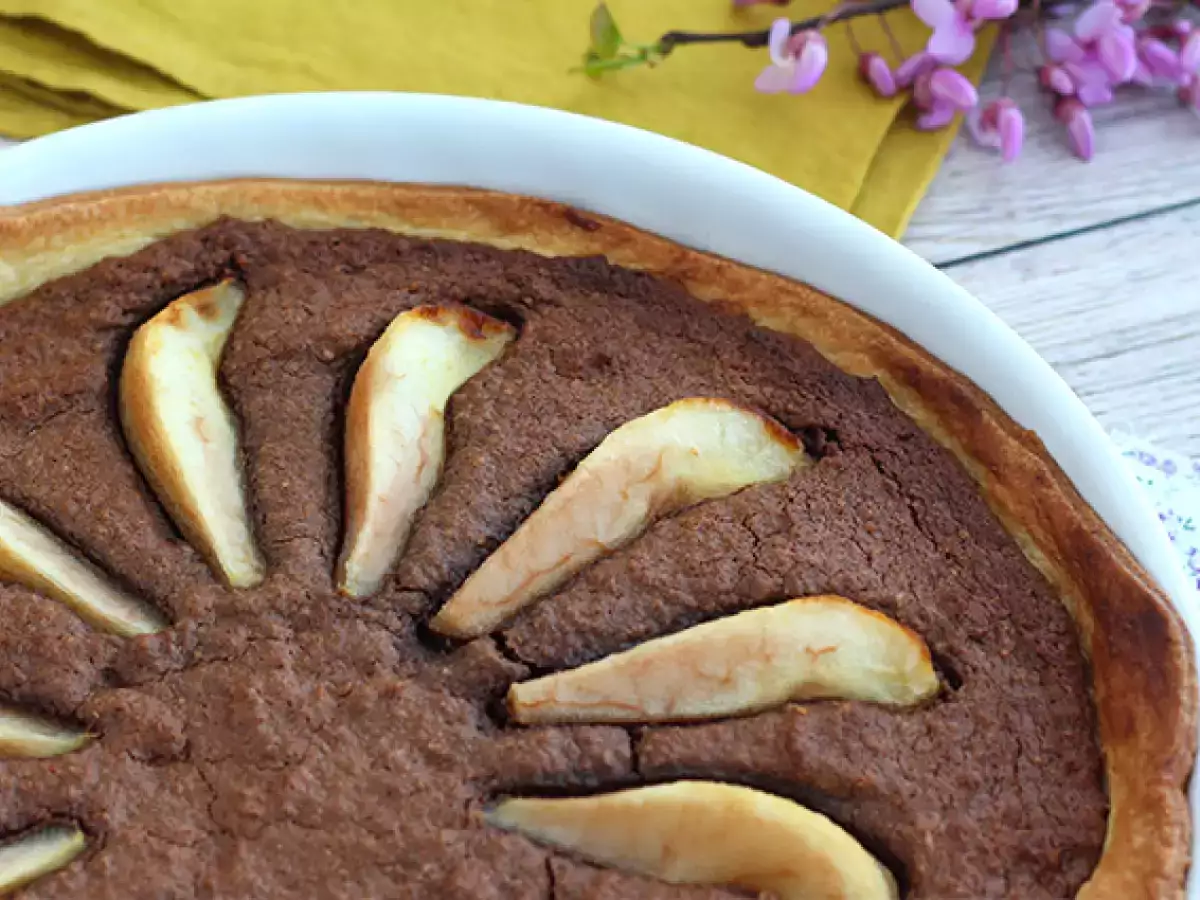 Körte és csokoládé torta - fotó 2