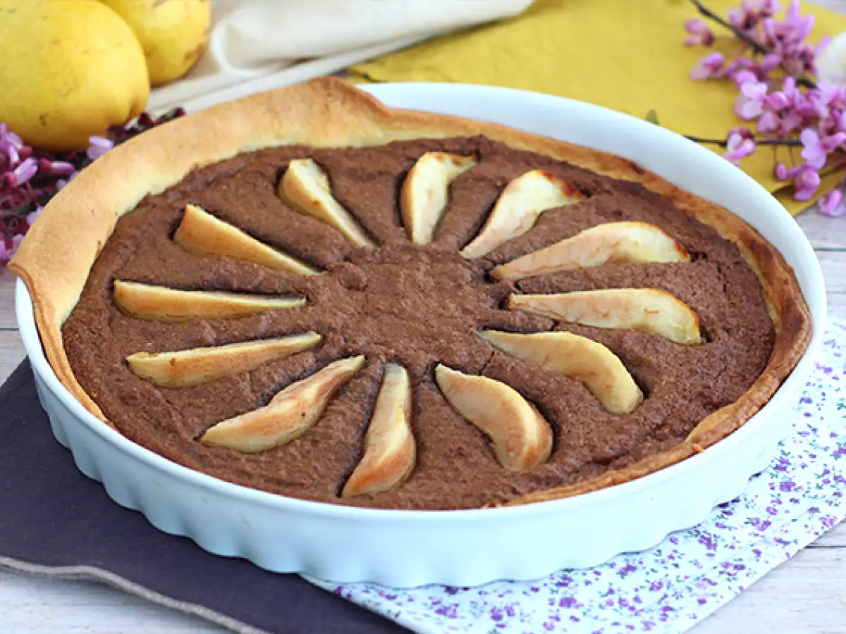 Körte és csokoládé torta - fotó 3
