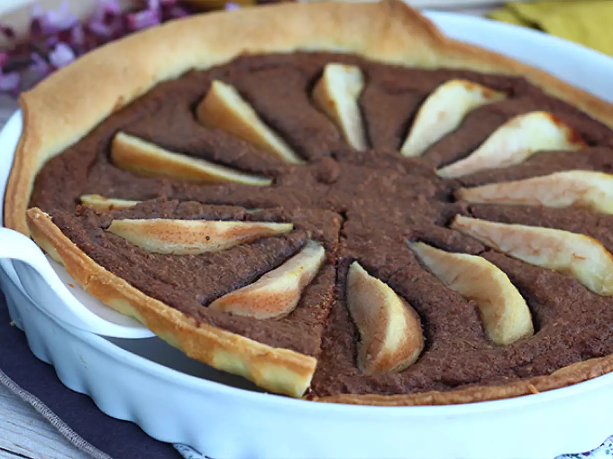 Körte és csokoládé torta - fotó 5