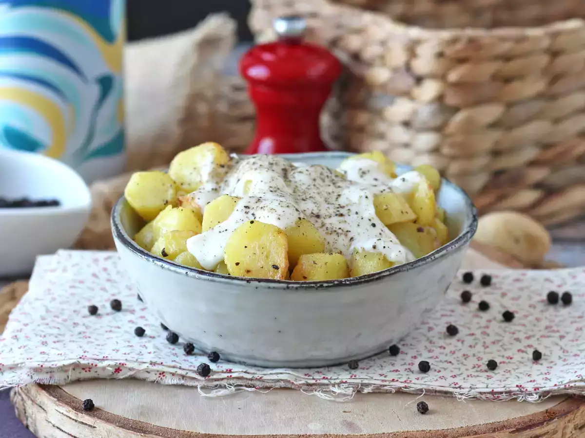 Krémes sült cacio e pepe burgonya: az egyszerű köret, ami mindenkit megőrjít! - fotó 4