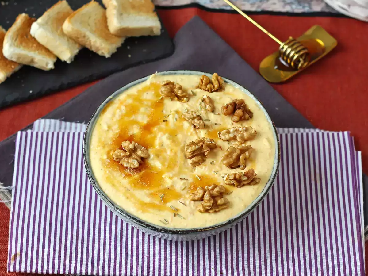 Krémes sütőtök és feta pástétom egy kis mézzel - fotó 3