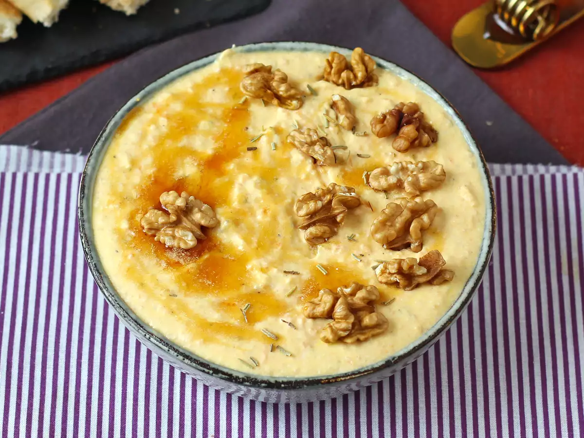 Krémes sütőtök és feta pástétom egy kis mézzel - fotó 5
