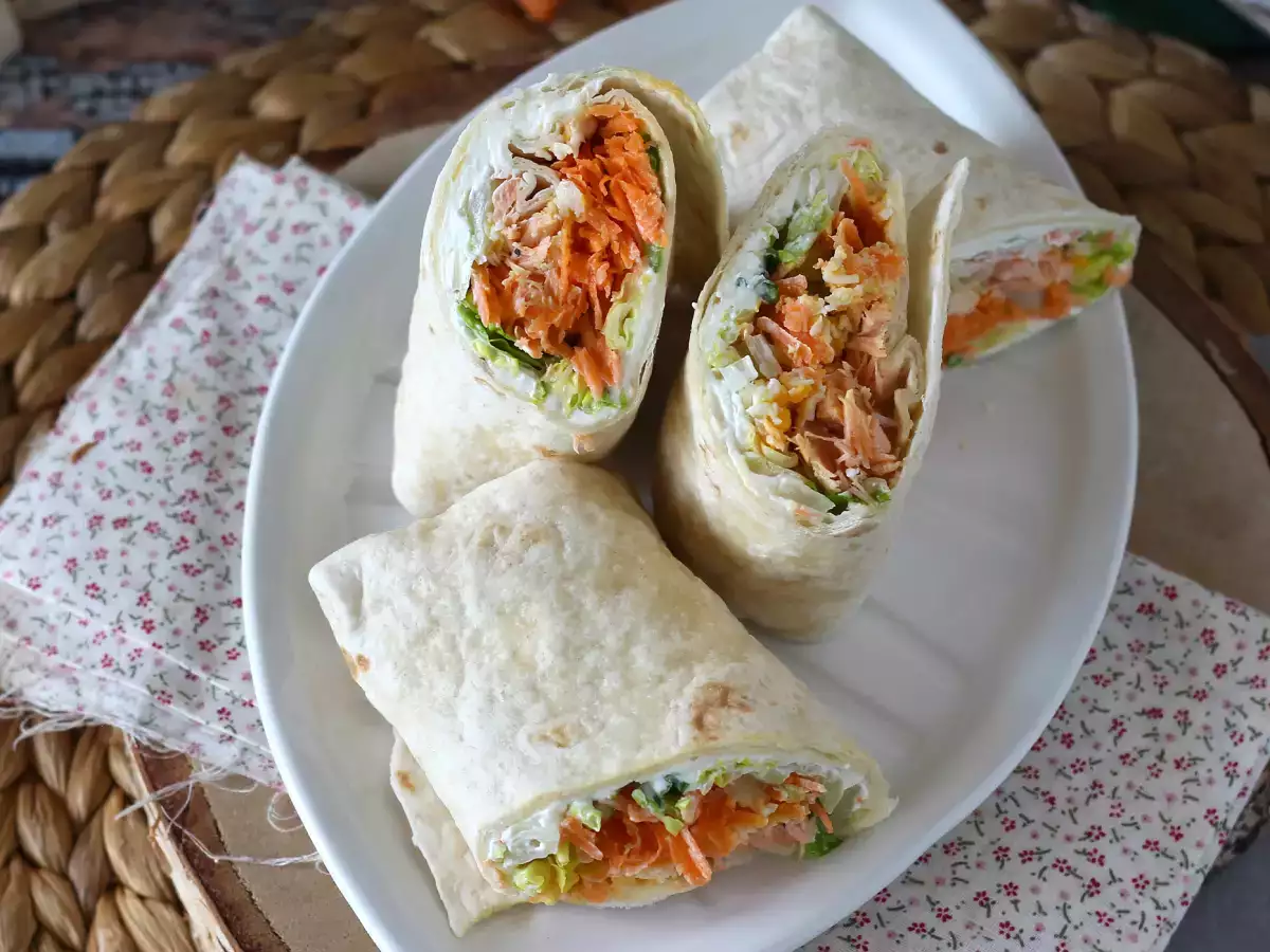 Lazac wrap, a tökéletes, praktikus szendvics, amit bárhová magunkkal vihetünk - fotó 6