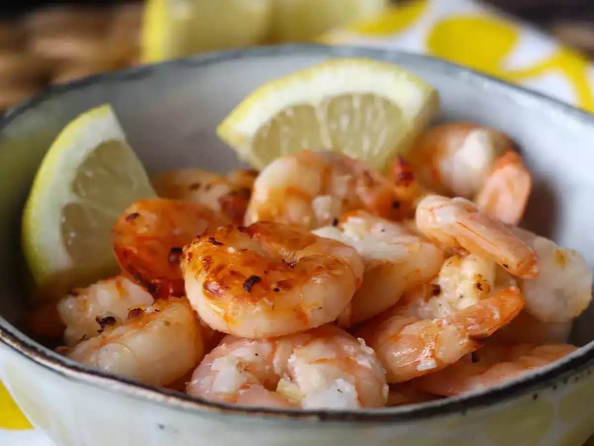Légben sült garnélarák: könnyű és ízletes recept - fotó 5