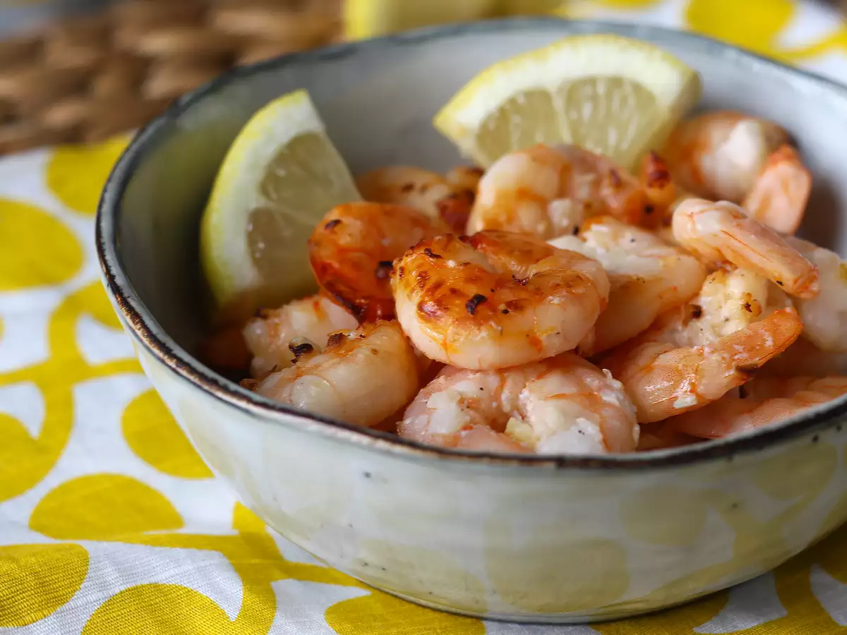 Légben sült garnélarák: könnyű és ízletes recept - fotó 6