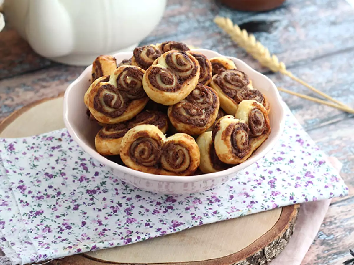 Leveles tészta palmiers - fotó 2