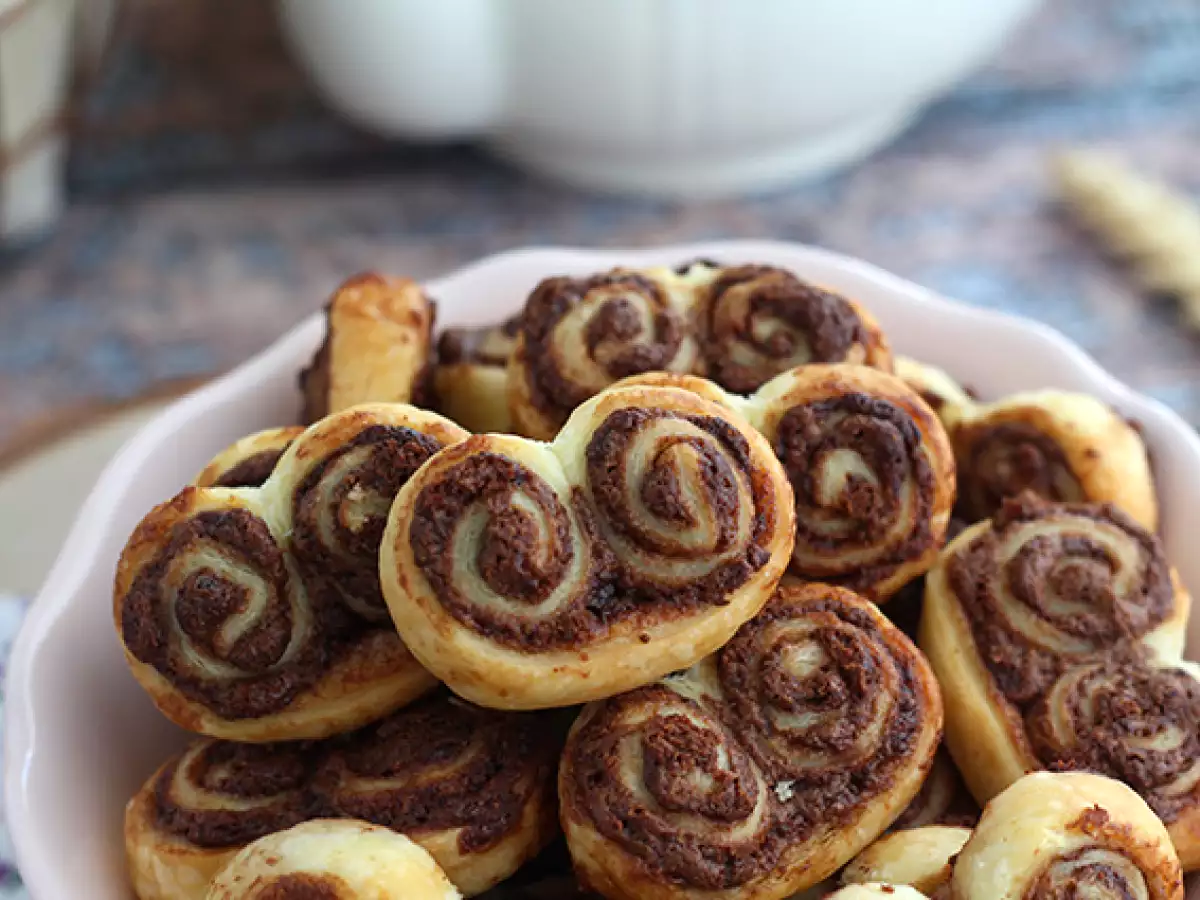 Leveles tészta palmiers - fotó 3