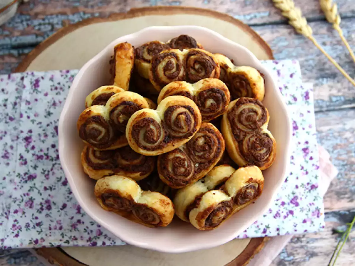 Leveles tészta palmiers - fotó 4