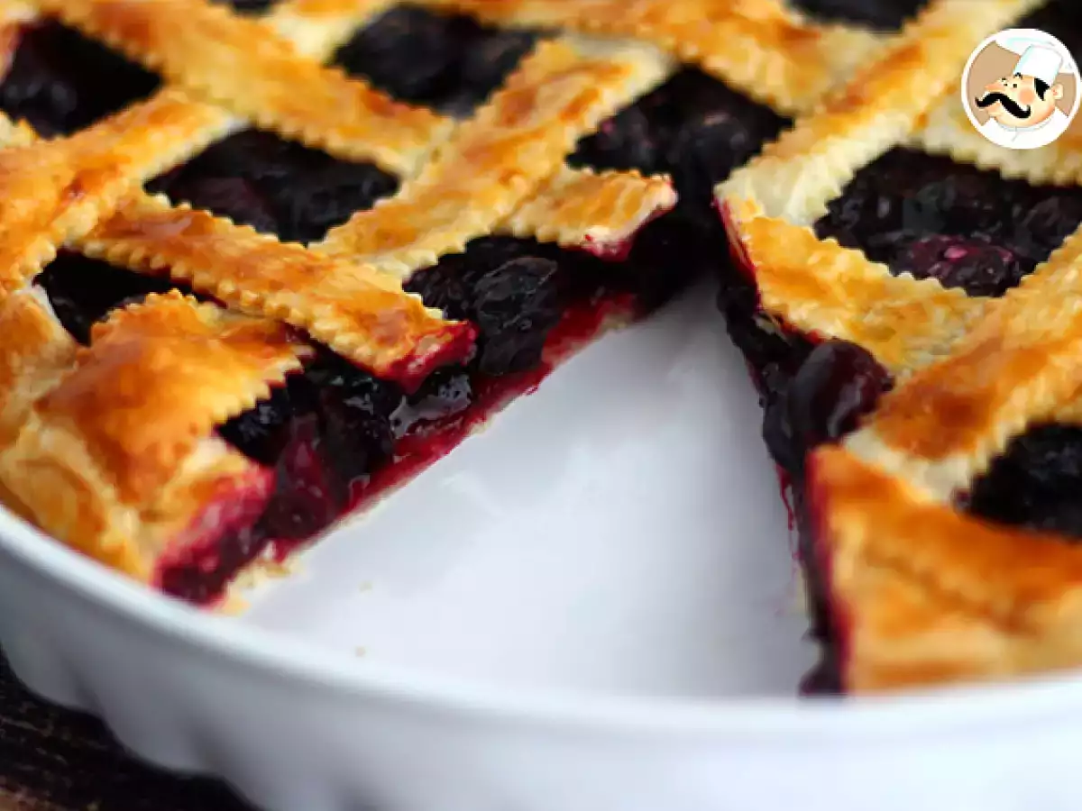 Leveles tészta torta cseresznyével - fotó 4